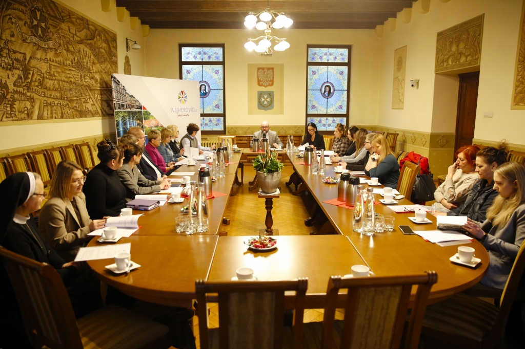 aktualność: Spotkanie poświęcone organizacji i przeprowadzeniu wyborów do Młodzieżowej Rady Miasta Wejherowa