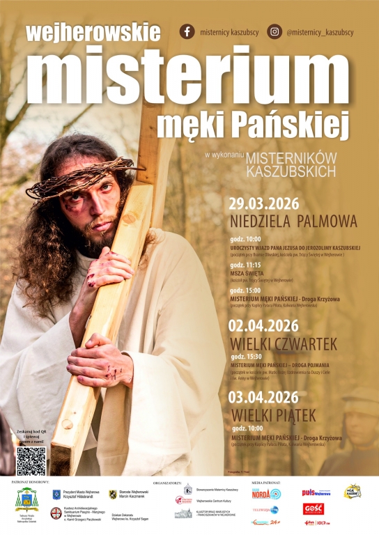aktualność: Misternicy Kaszubscy zapraszają na Misterium Męki Pańskiej