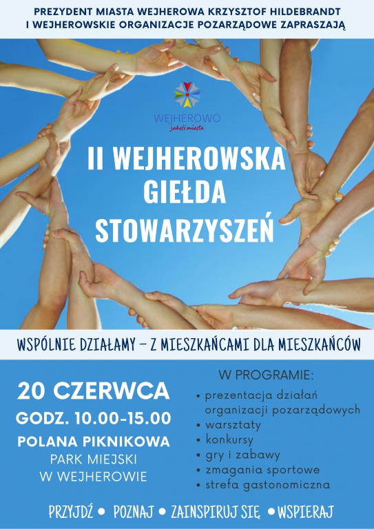 aktualność: Zapraszamy na II Wejherowską Giełdę Stowarzyszeń!